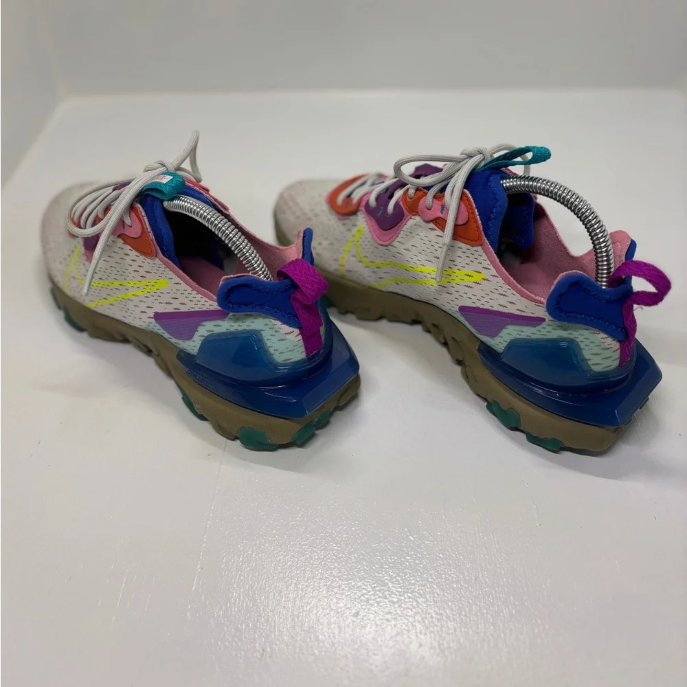 Nike React Vision DMSX Chunky Sneakers Women’s 8.5 Neon Pastel